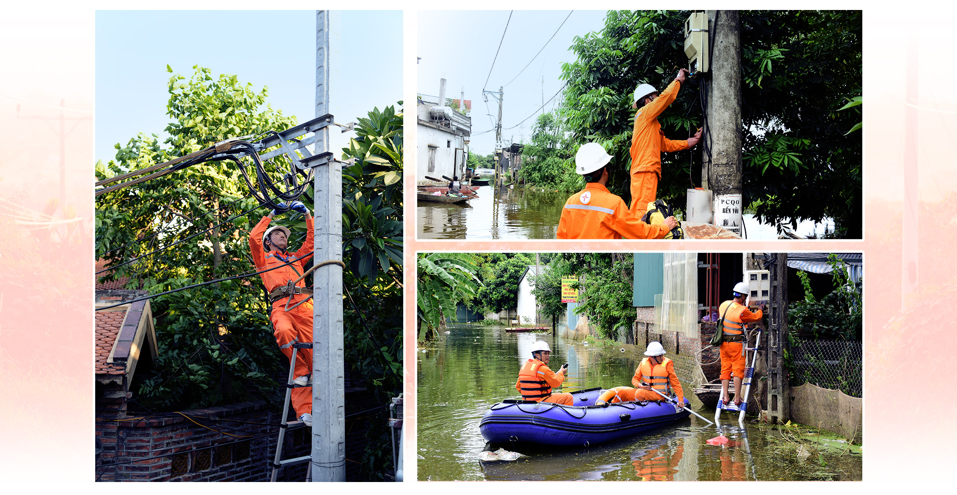 Những người thợ áo cam 'mưa không biết chạy, nắng không biết trốn' 2 1766388817 203 Nhung nguoi tho ao cam mua khong biet chay nang