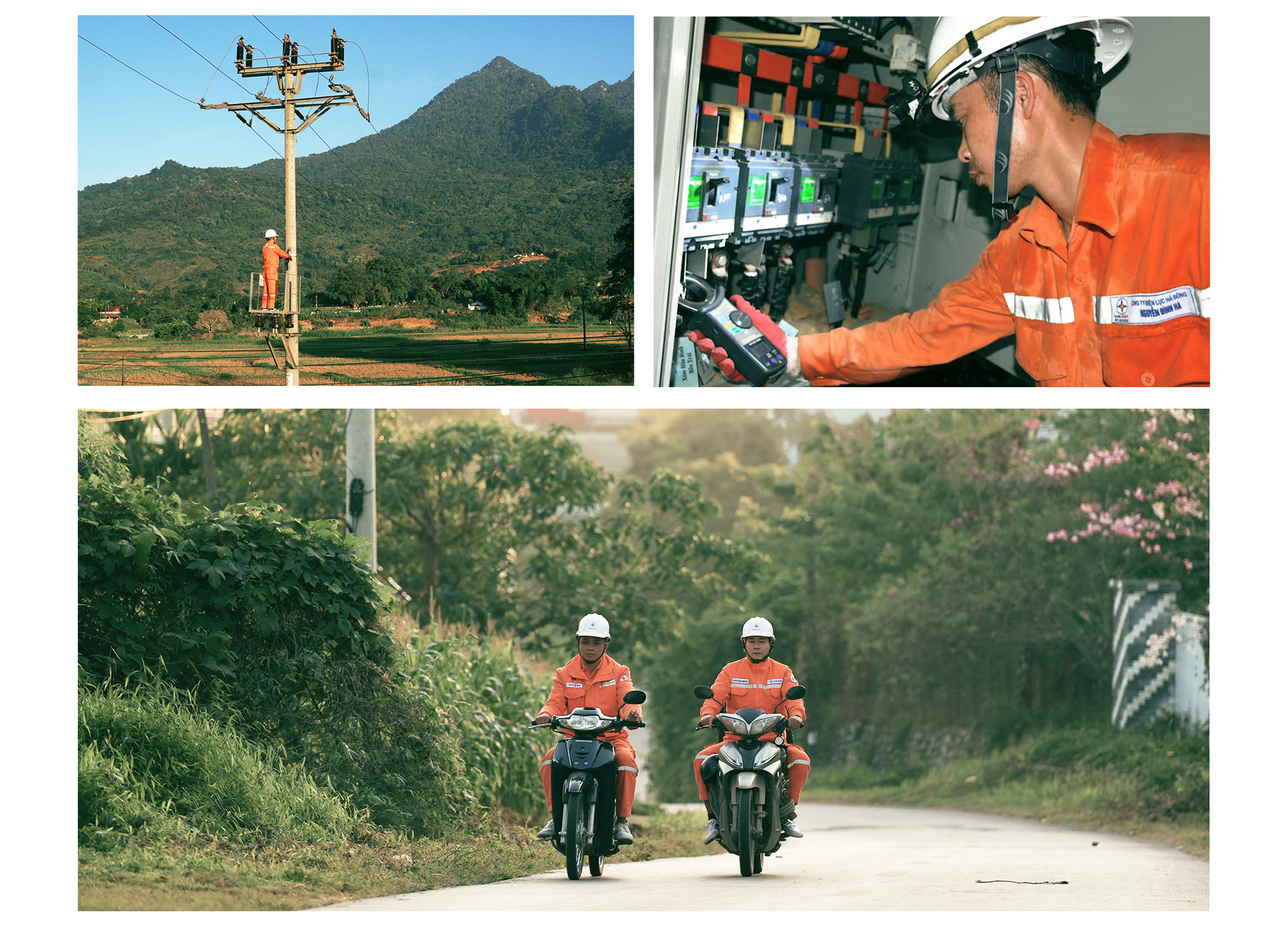 Những người thợ áo cam 'mưa không biết chạy, nắng không biết trốn' 8 1766388821 549 Nhung nguoi tho ao cam mua khong biet chay nang