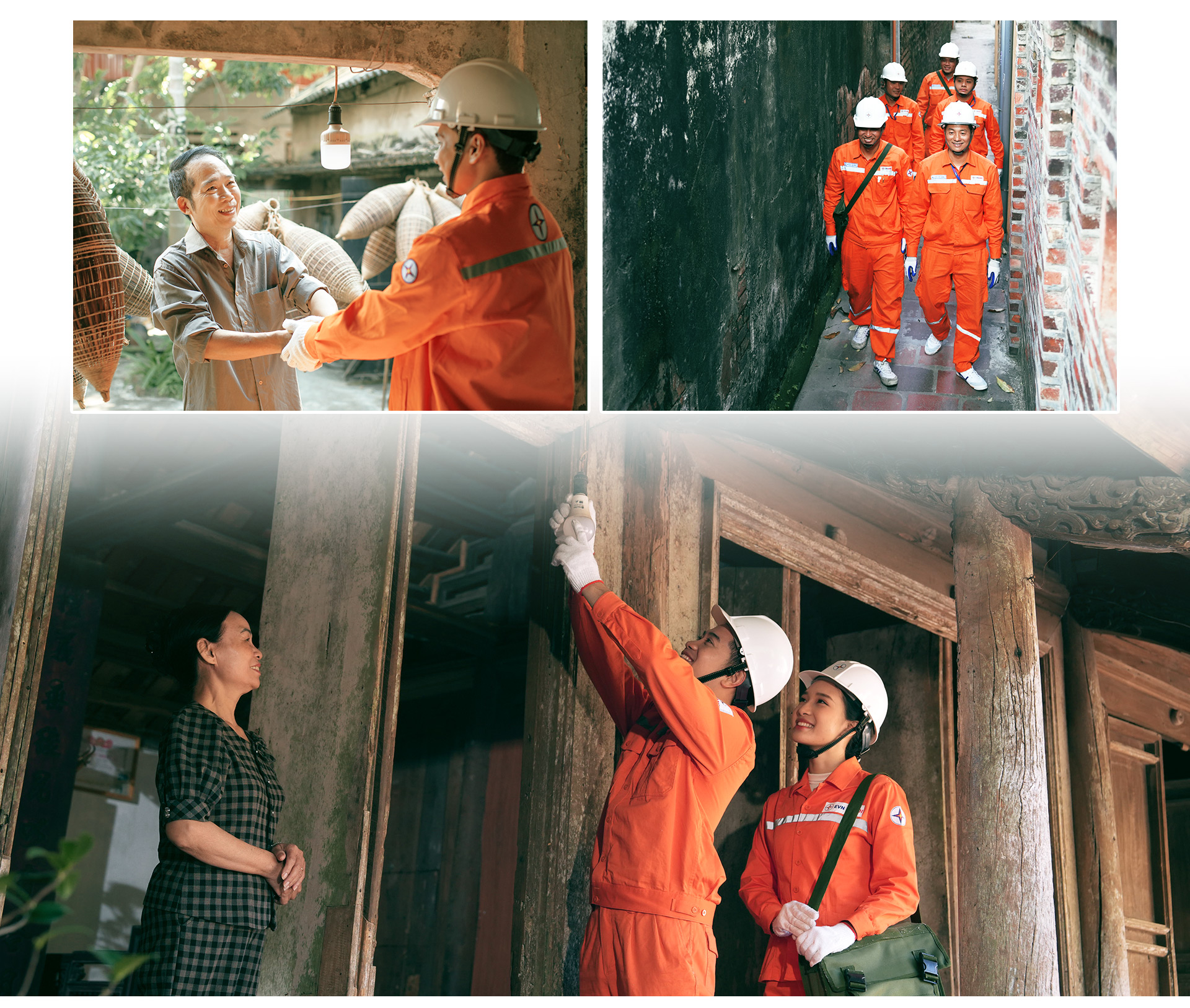 Những người thợ áo cam 'mưa không biết chạy, nắng không biết trốn' 9 1766388821 731 Nhung nguoi tho ao cam mua khong biet chay nang