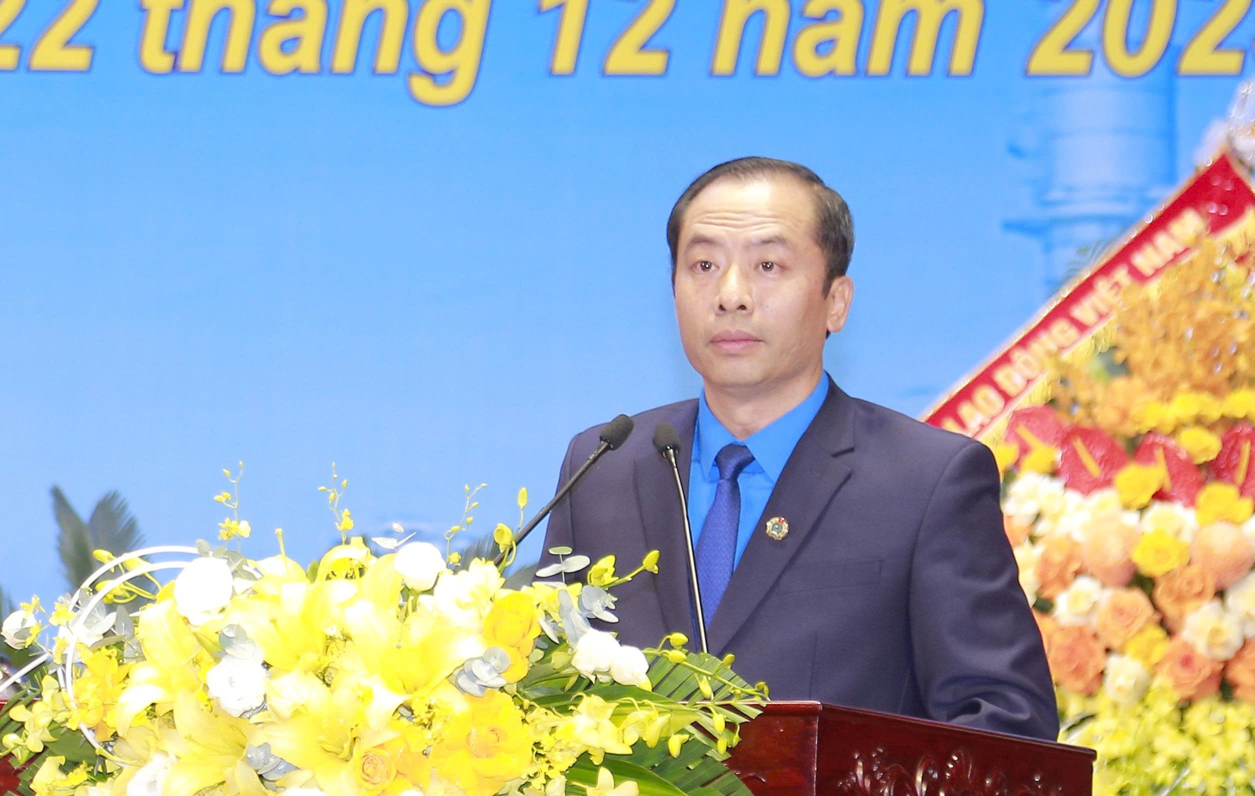 Ông Lương Trọng Thành tái đắc cử Chủ tịch LĐLĐ tỉnh Thanh Hóa - Ảnh 2.