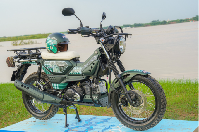 Thiết kế phiên bản Yamaha PG-1 ABS 2025 Mekong trù phú. Ảnh: Yamaha