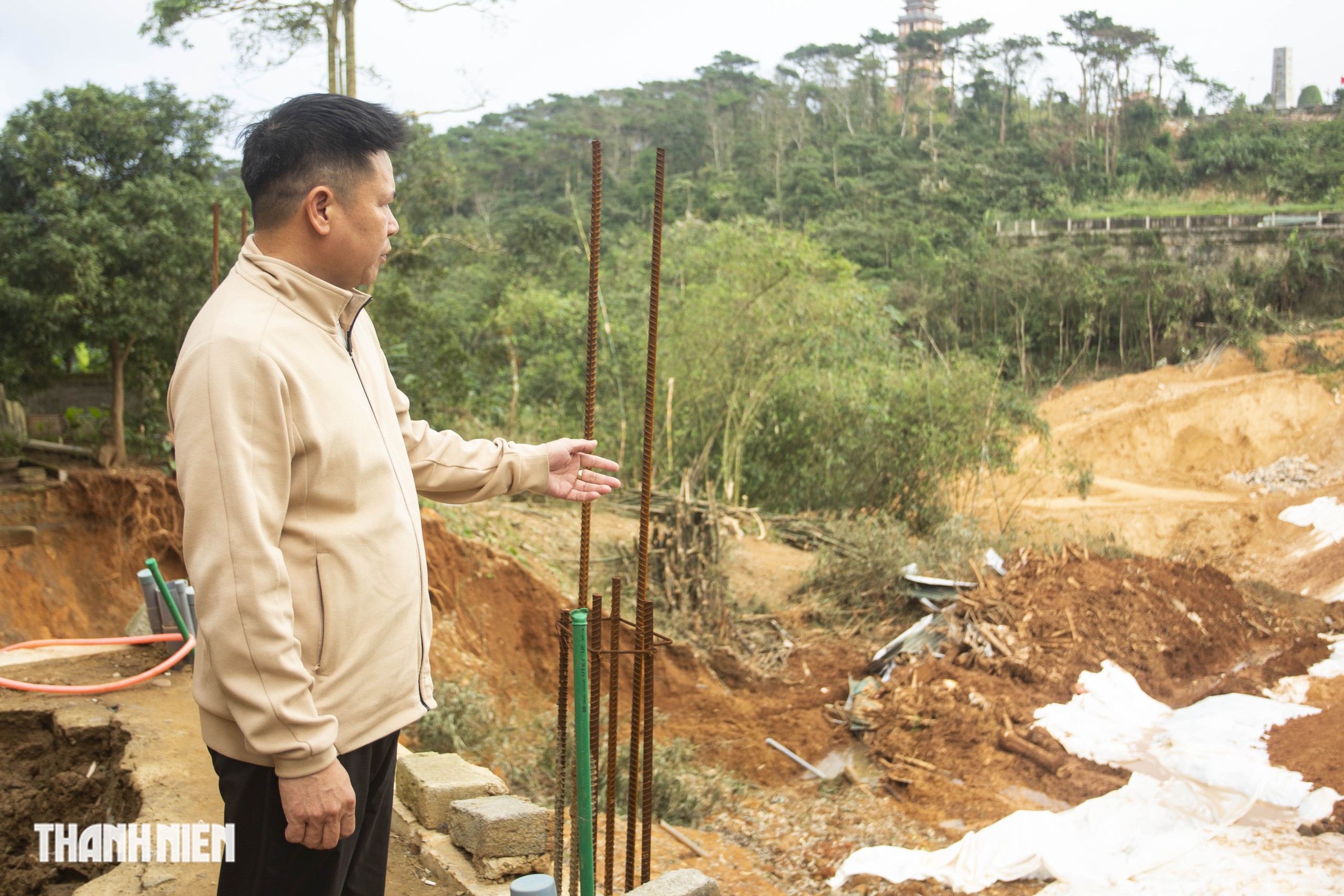 Cận cảnh công trường xây kè chống sạt lở ở xã miền núi Quảng Trị - Ảnh 4.