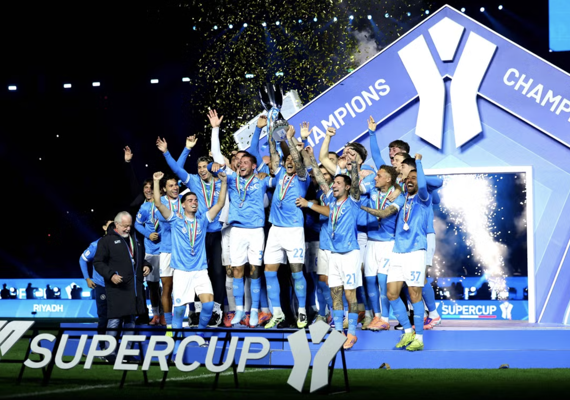 Đội bóng của hai cựu sao Manchester vô địch Siêu cúp Ý 2025 - Ảnh 4.