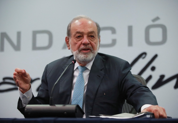 Tỷ phú Mexico Carlos Slim. Ảnh: Reuters