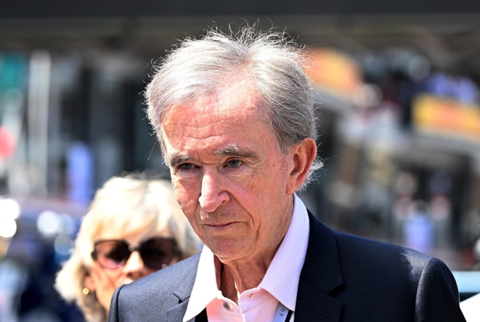 Ông chủ LVMH Bernard Arnault ở Giải đua Công thức 1 tại Monaco tháng 5/2025. Ảnh: Reuters