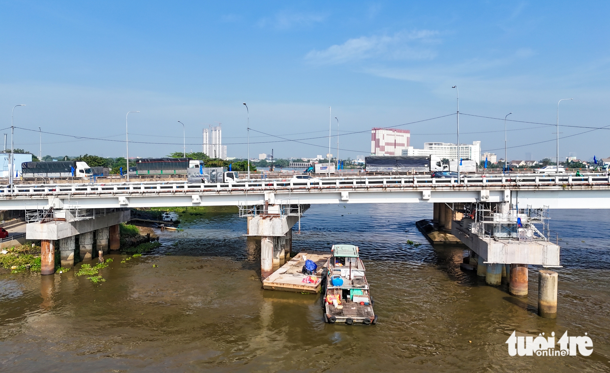 Cầu Bình Phước 1 chính thức thông xe, khối cầu 9.000 tấn được nâng cao 1,25m - Ảnh 7.