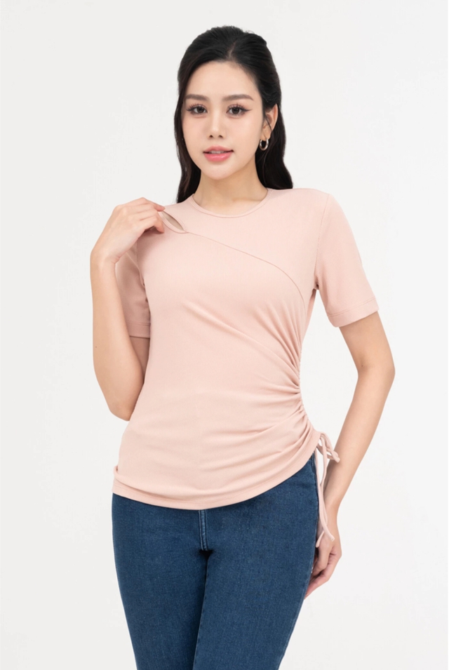 Áo dây rút phá vỡ sự đơn điệu, tôn lên phong thái hiện đại- Ảnh 4.