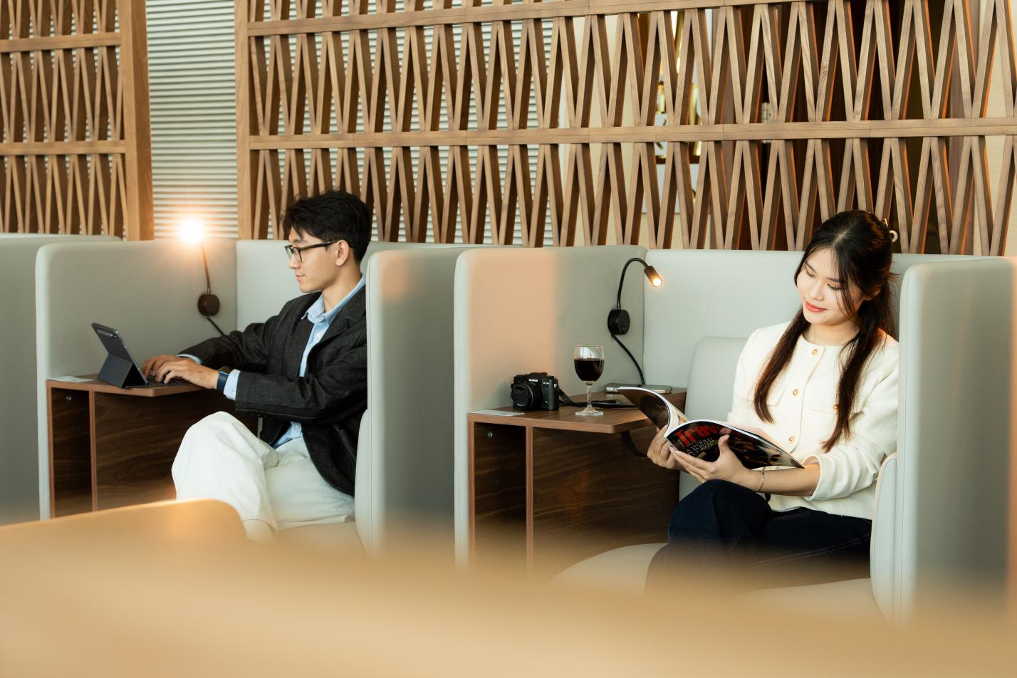 ROSE Business Lounge phiên bản mới nâng tầm trải nghiệm sân bay 4 SASCO - Ảnh 4.