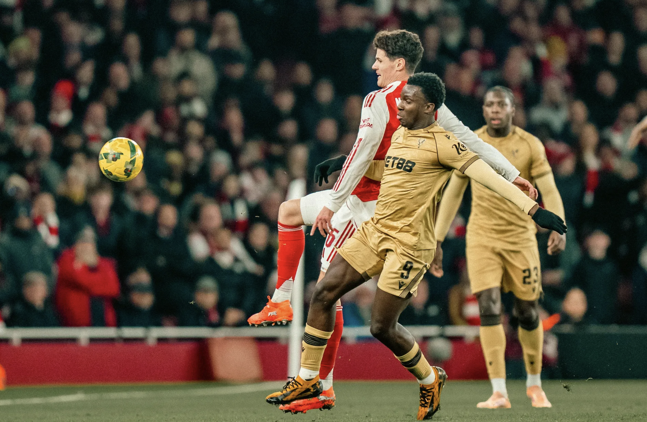 Rượt đuổi tỉ số nghẹt thở Crystal Palace, Arsenal chật vật đoạt vé bán kết League Cup 3 Rượt đuổi tỉ số nghẹt thở Crystal Palace, Arsenal chật vật đoạt vé bán kết League Cup - Ảnh 3.
