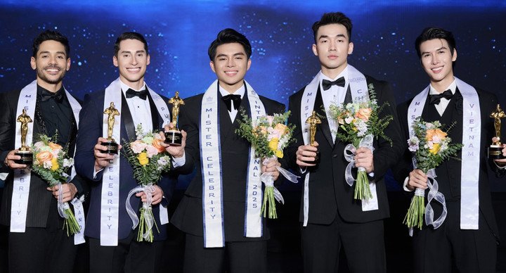 Tuấn Kiệt của Việt Nam (ngoài cùng bên phải) giành ngôi vị Á vương 3.