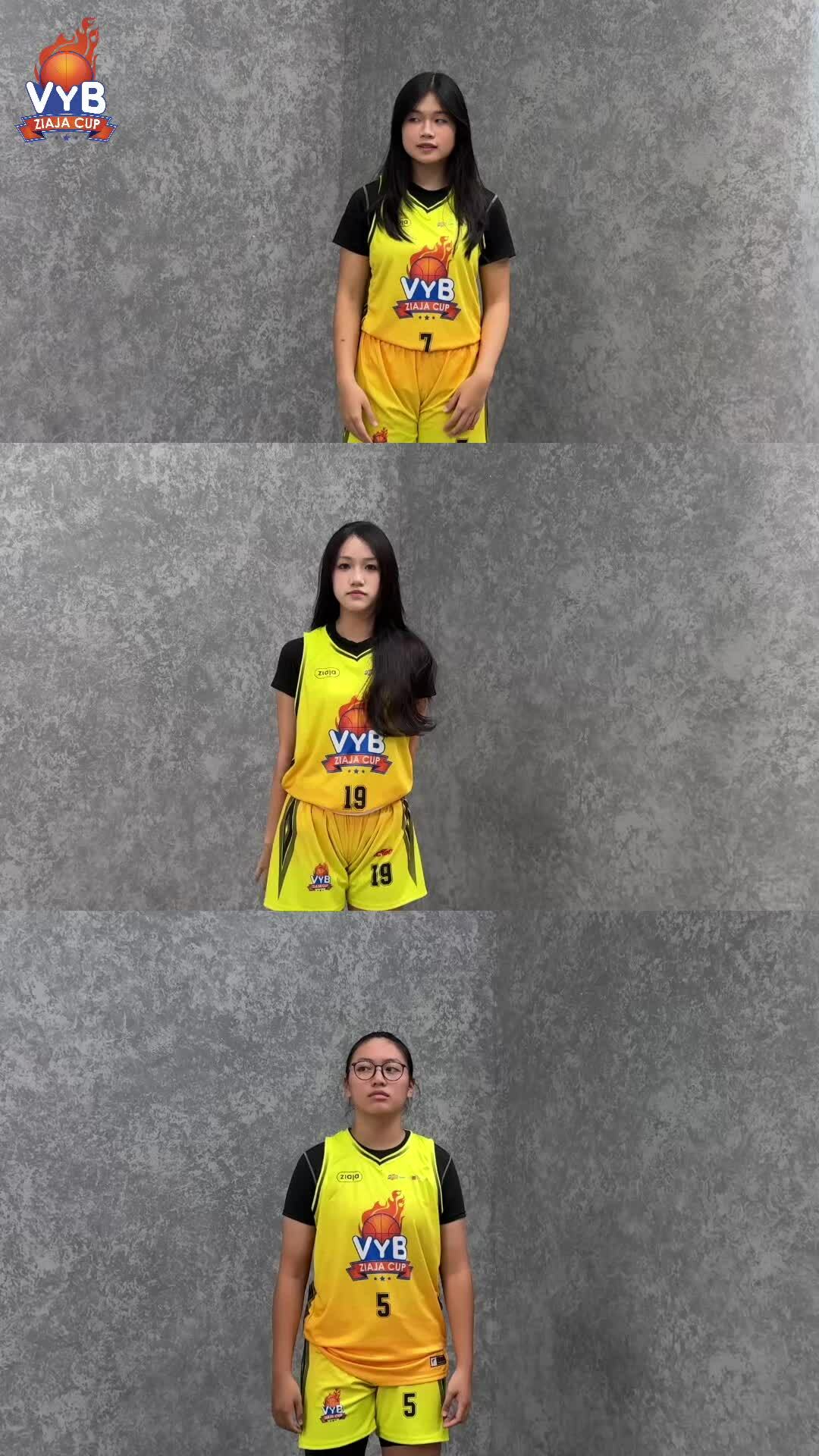 Đội nữ Việt Đức ở Media Day Giải bóng rổ VnExpress