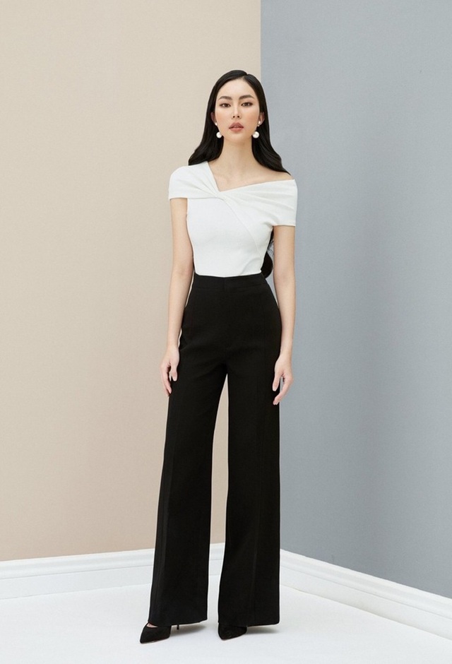 Áo lệch vai giúp nàng khoe trọn bờ vai quyến rũ- Ảnh 5.