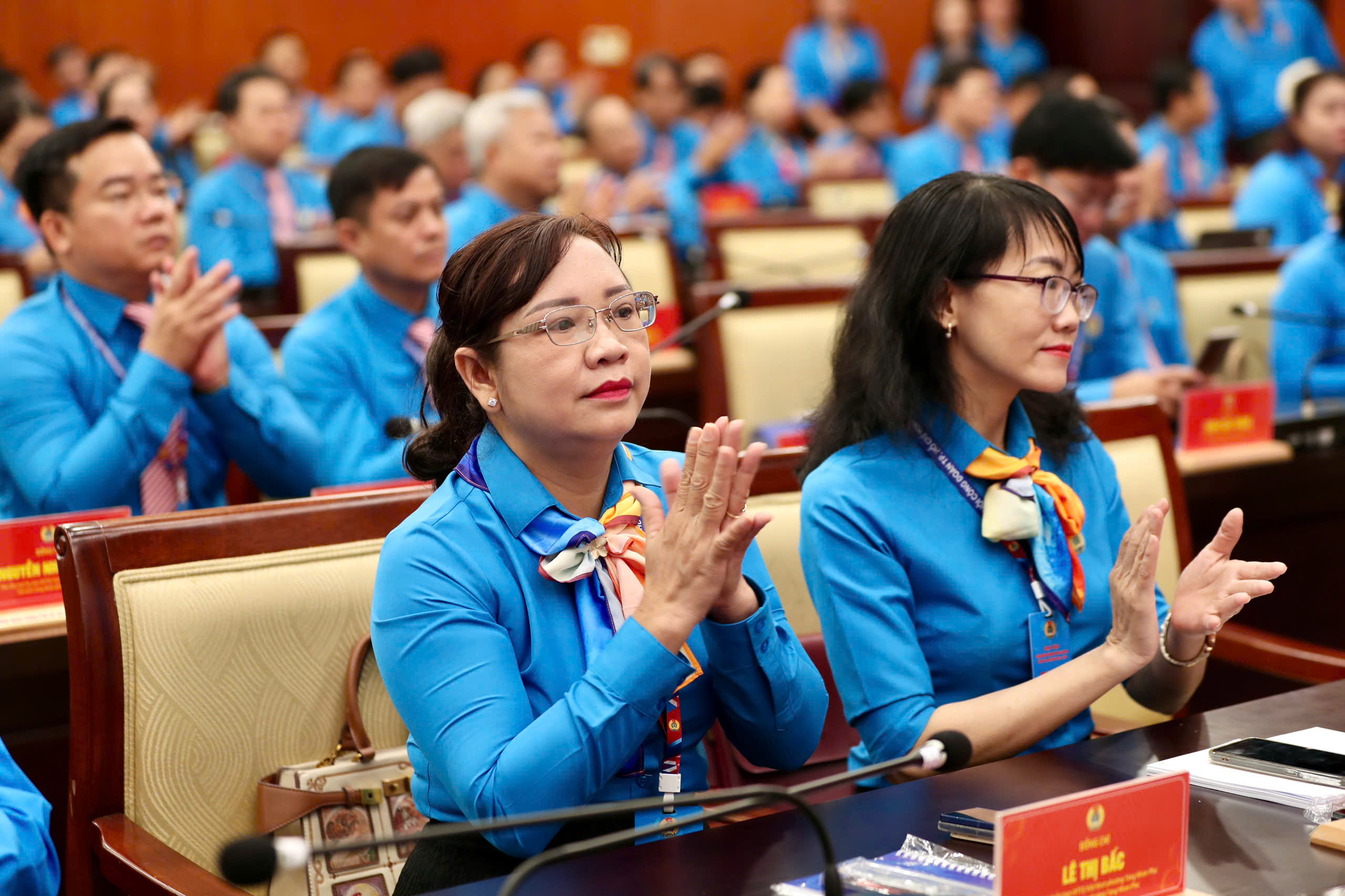 Phó bí thư Thường trực Thành ủy TPHCM Lê Quốc Phong dự, chỉ đạo Đại hội Công đoàn TP HCM - Ảnh 3.