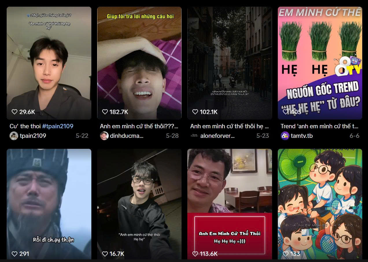 'Mời nhà mình lên núi giùm em', 'hẹ hẹ hẹ' - điểm danh những cụm từ hot khắp cõi mạng 2025 - Ảnh 3.