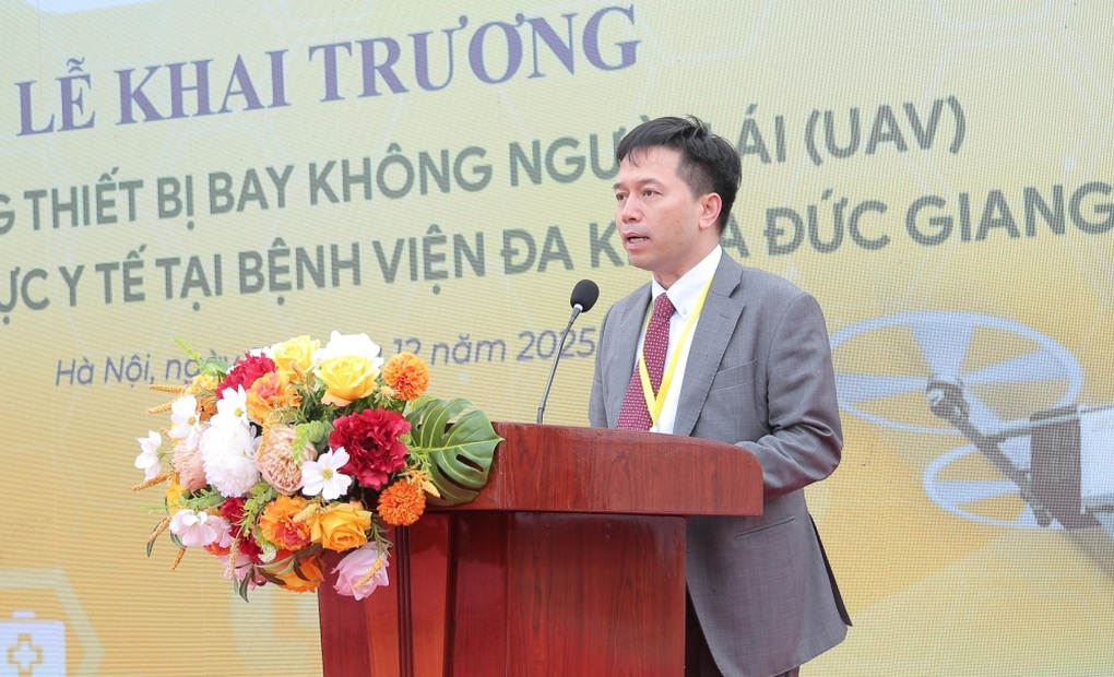 Thí điểm dùng thiết bị bay không người lái vận chuyển mẫu bệnh phẩm, thuốc - 2