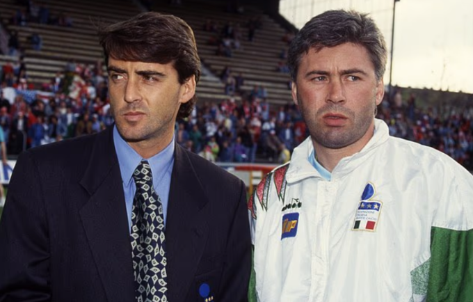 Carlo Ancelotti từng làm trợ lý HLV của tuyển Italy khi họ vào chung kết World Cup năm 1994.