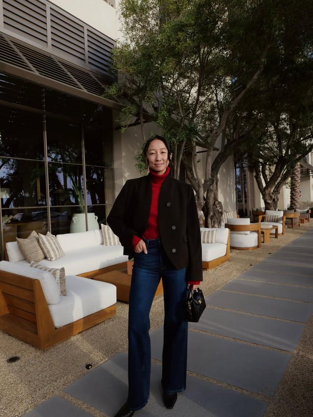 Quần jeans và blazer, sơ mi không bao giờ hết mốt- Ảnh 7.