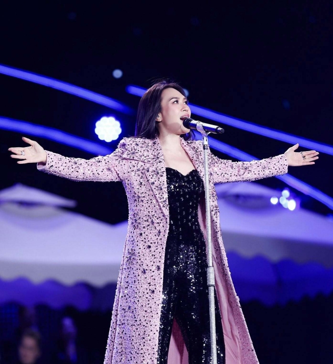 Ca sĩ Mỹ Tâm trong concert See The Light. Ảnh: Nhân vật cung cấp