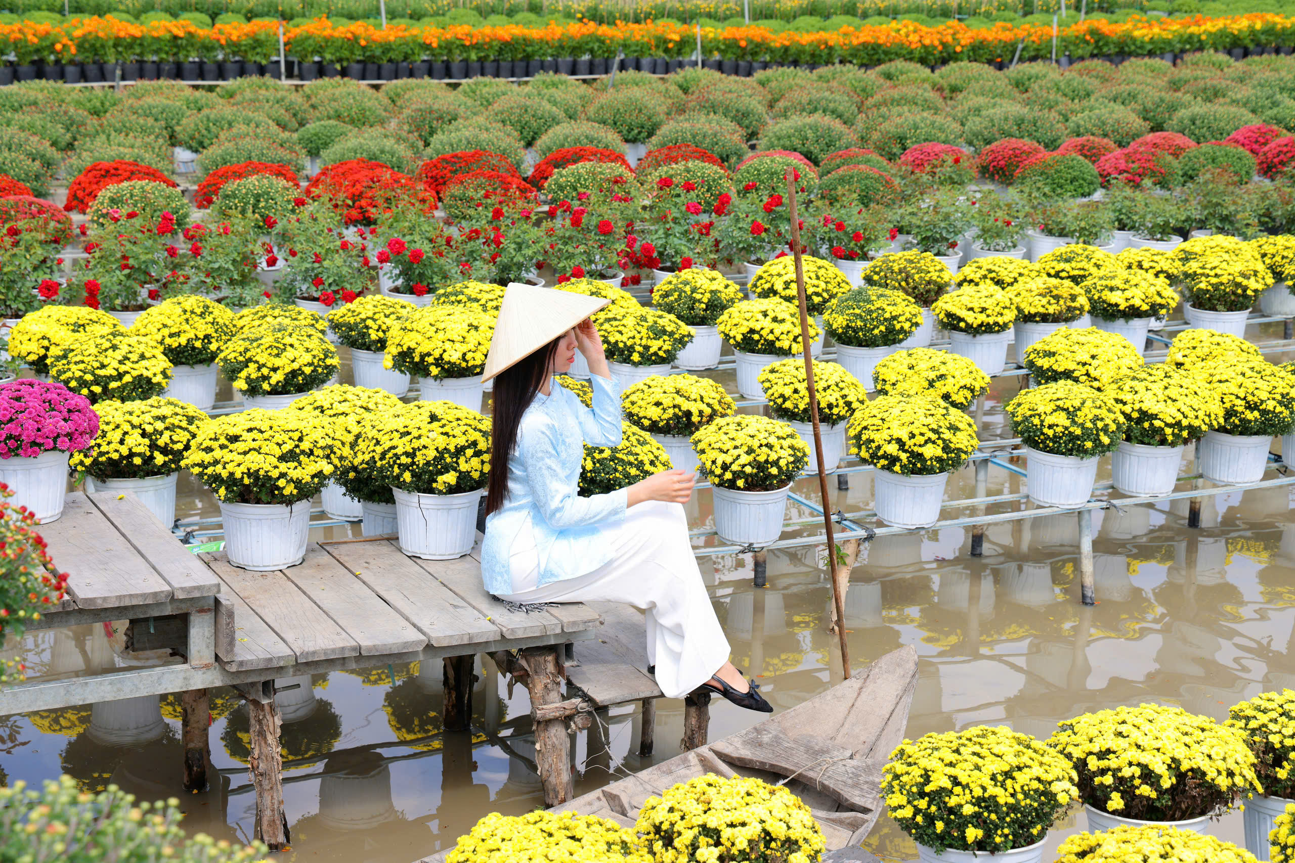 'Trái tim làng hoa' gây sốt ở Sa Đéc- Ảnh 5.