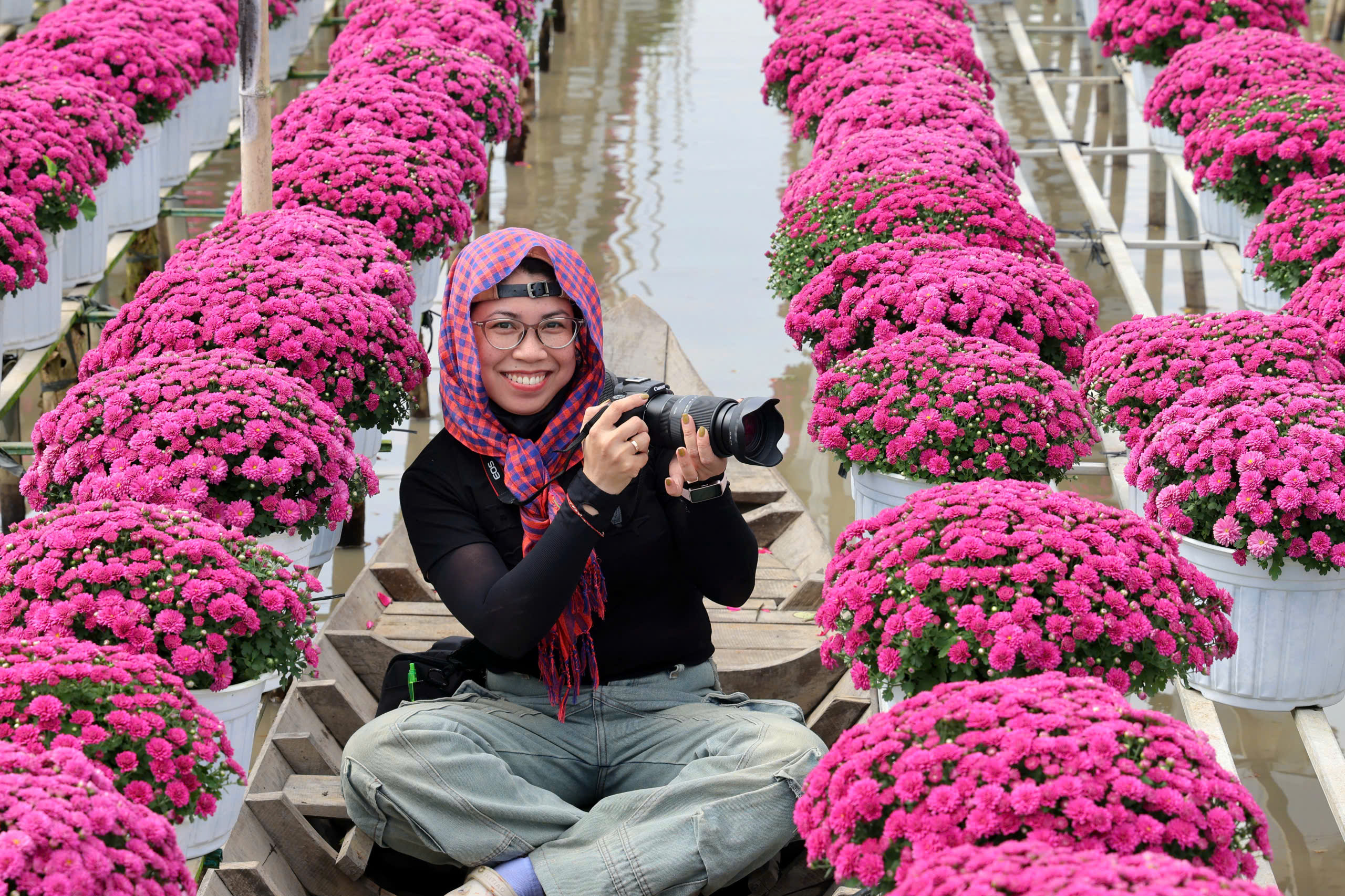 'Trái tim làng hoa' gây sốt ở Sa Đéc- Ảnh 8.
