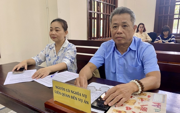 Ông Nguyễn Hồng Khanh tại tòa. Ảnh: Hải Duyên