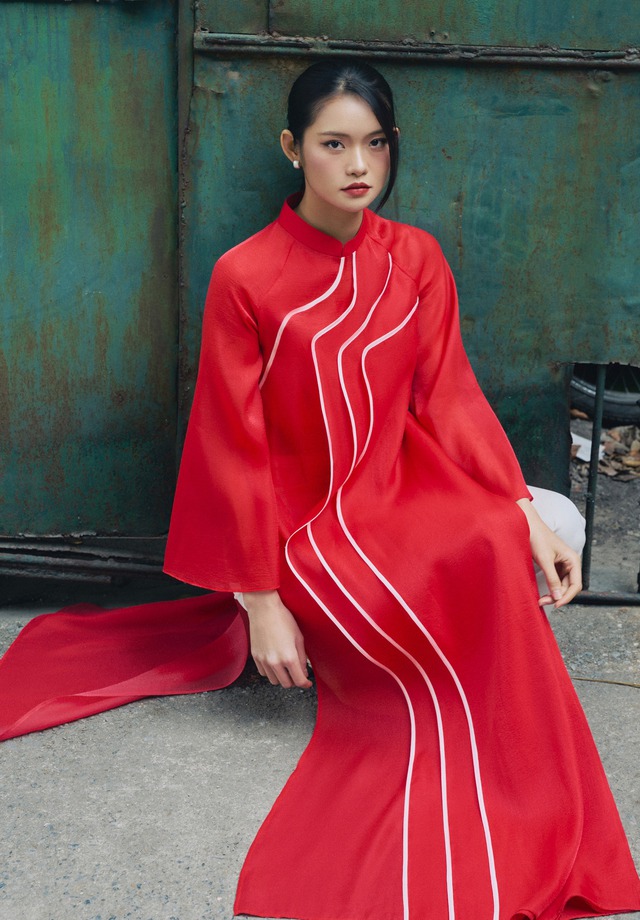 Áo dài cách tân, ứng viên nổi bật cho bộ ảnh tết đẹp ngất ngây- Ảnh 2.