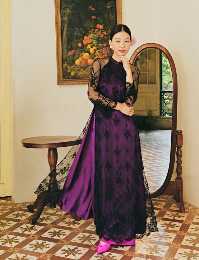 Áo dài cách tân, ứng viên nổi bật cho bộ ảnh tết đẹp ngất ngây- Ảnh 9.