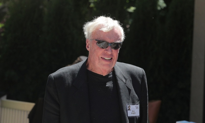 Phil Knight tại một hội thảo ở Idaho (Mỹ). Ảnh: Reuters