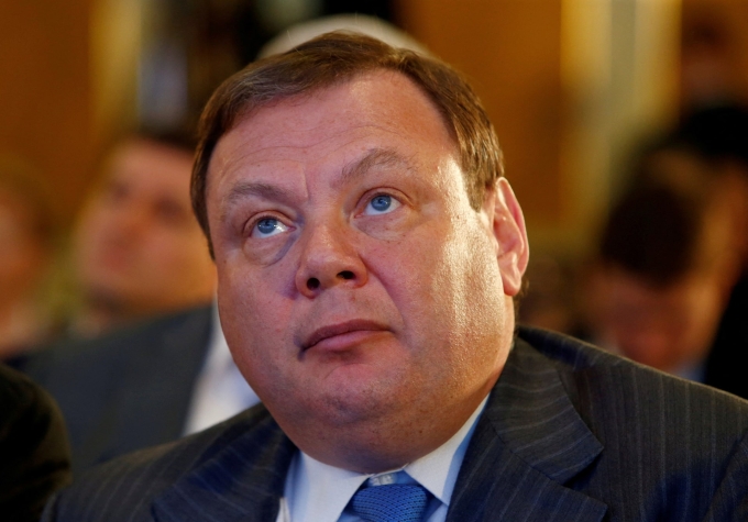 Mikhail Fridman tại một diễn đàn ở Moskva năm 2017. Ảnh: Reuters