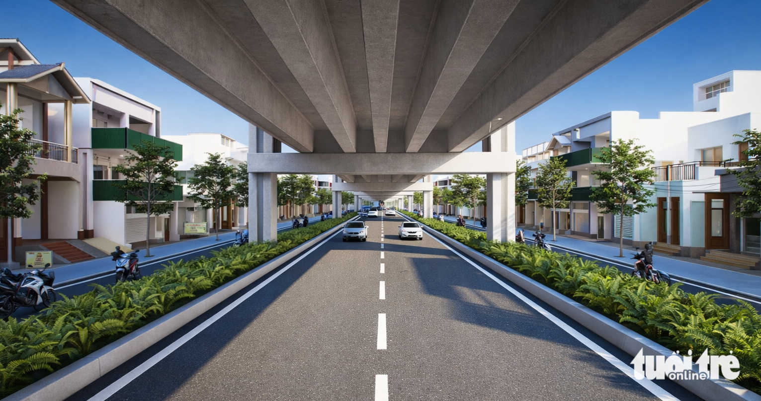 Ngắm phối cảnh cầu Phú Mỹ 2, nơi có đường nhiều tầng lần đầu tiên đề xuất làm tại TP.HCM 3 cầu phú mỹ - Ảnh 2.