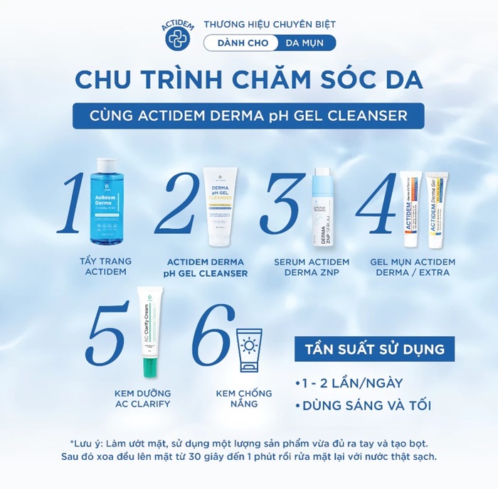 Mụn dai dẳng do làm sạch sai: Chuyên gia phân tích vai trò pH cân bằng và Ceramide trong gel rửa mặt