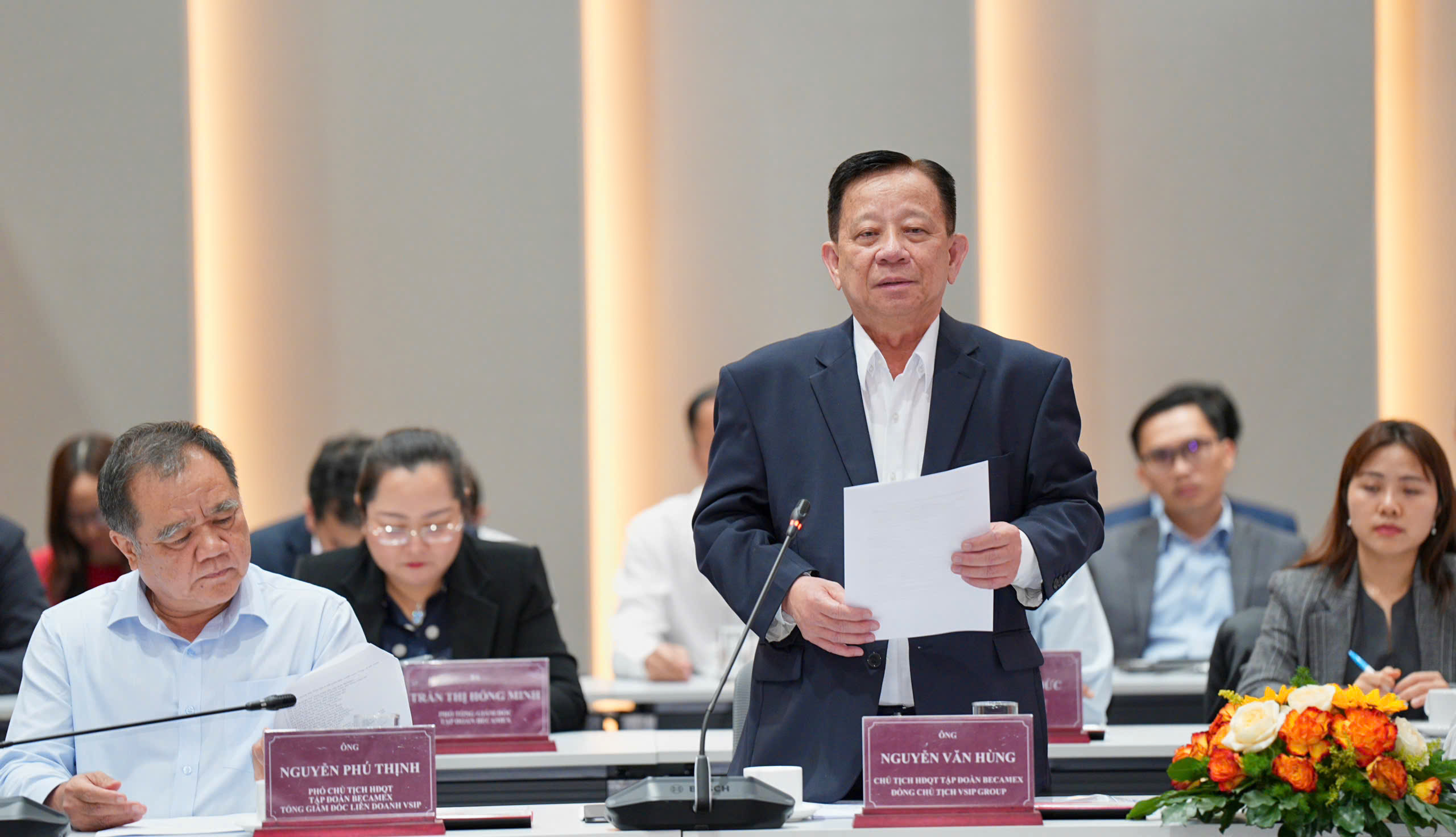 Bí thư Trần Lưu Quang làm việc với Becamex về khoa học công nghệ - Ảnh 2.