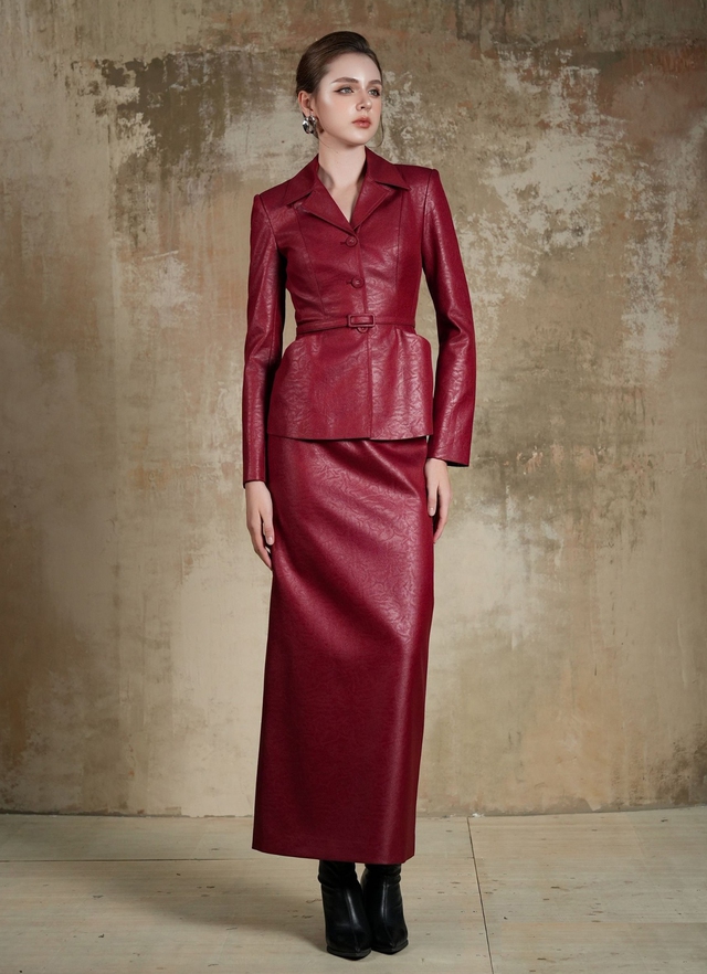 Cuối đông, thời điểm tuyệt nhất để diện áo khoác da, chân váy da - Ảnh 7.