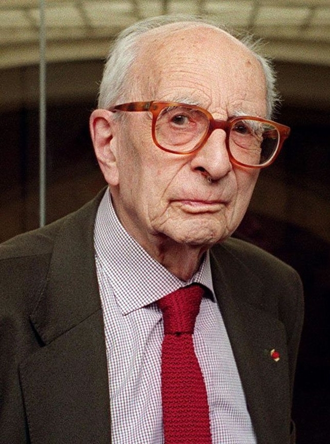 Chân dung bậc thầy nhân chủng học Claude Lévi-Strauss. Ảnh: AFP