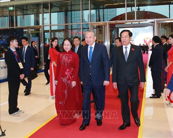 Tổng Bí thư Tô Lâm dự Đại hội Thi đua yêu nước toàn quốc lần thứ XI - Ảnh 3.