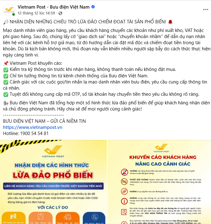 Lừa đảo giả mạo nhân viên giao hàng gia tăng: Cảnh báo thủ đoạn tinh vi và khuyến nghị từ các đơn vị chuyển phát- Ảnh 2.