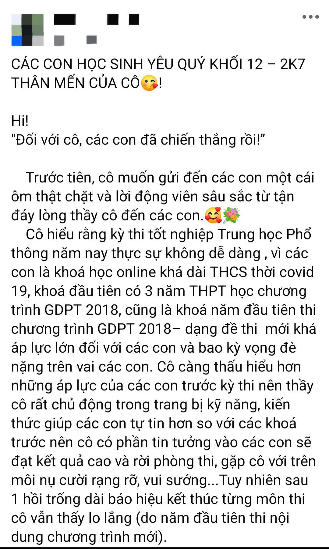Thư gửi những 