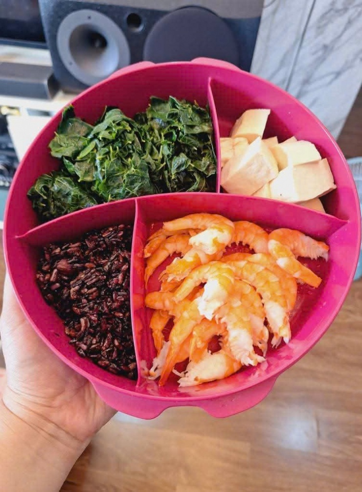 Tự nấu cơm mang đi làm, mẹ 8X giảm 15 kg sau 9 tháng 9 Tự nấu cơm mang đi làm, mẹ 8X giảm 15 kg sau 9 tháng - 8