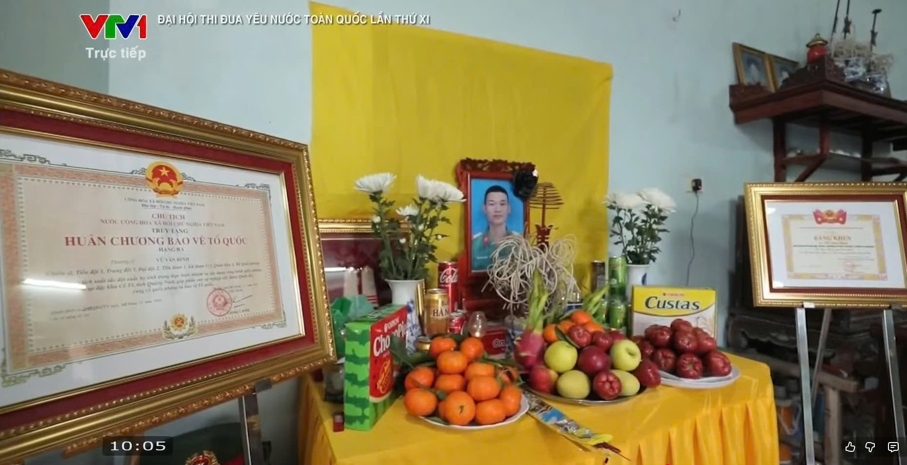 Truy tặng Huân chương bảo vệ Tổ quốc hạng ba cho thượng sĩ Vũ Văn Bình - Ảnh 2.