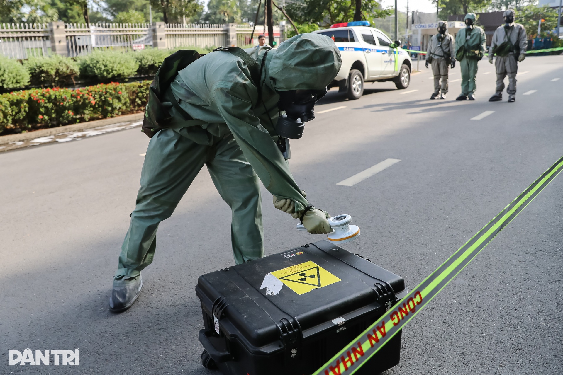 Kịch tính giây phút ứng phó tình huống sự cố bức xạ và hạt nhân ở TPHCM - 12