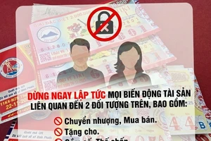 Phong tỏa tài sản 2 người chiếm đoạt tiền đại lý vé số, nghi trốn ra nước ngoài 
