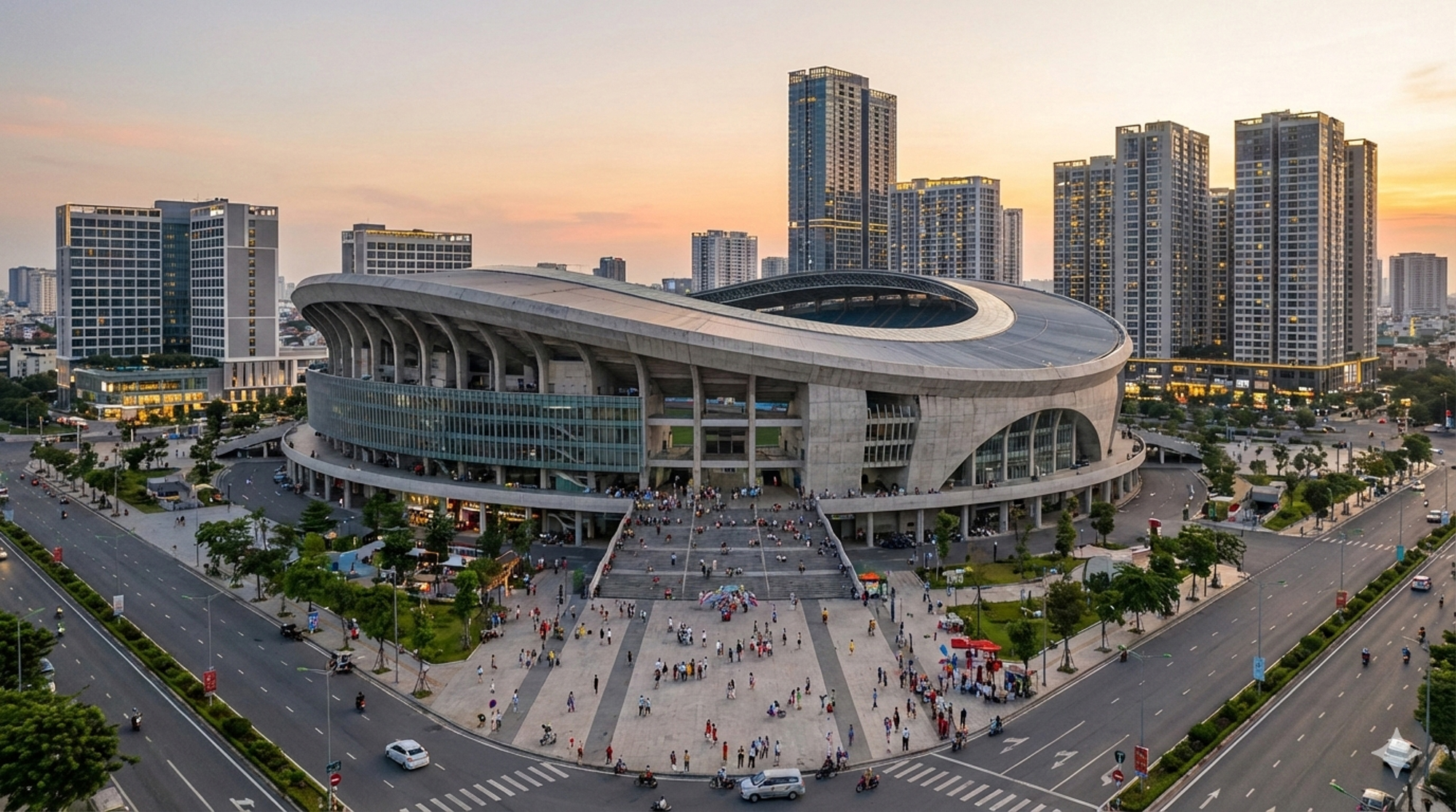 Cuộc đua siêu sân vận động: Vingroup xây sân có mái che lớn nhất thế giới, Sun Group làm sân 50.000 chỗ ngay cạnh trung tâm TPHCM- Ảnh 5.