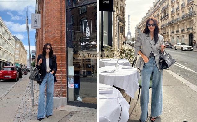 Mẹ tôi không chạy theo mốt mà trung thành với quần jeans ống đứng, mặc theo 5 cách này là đủ đẹp suốt 10 năm- Ảnh 5.