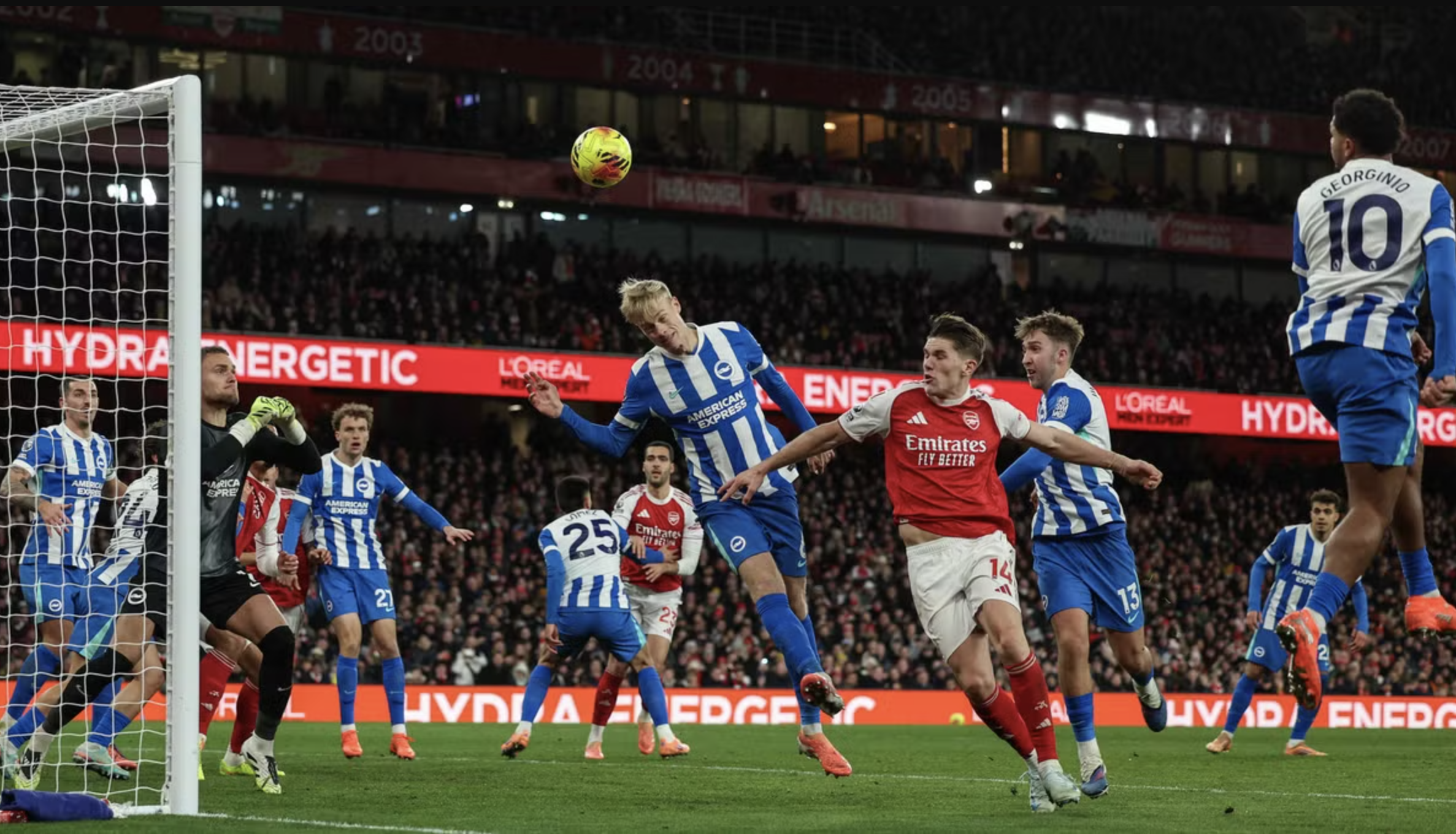 Arsenal vượt khó hạ Brighton, tái chiếm đỉnh bảng Premier League - Ảnh 3.
