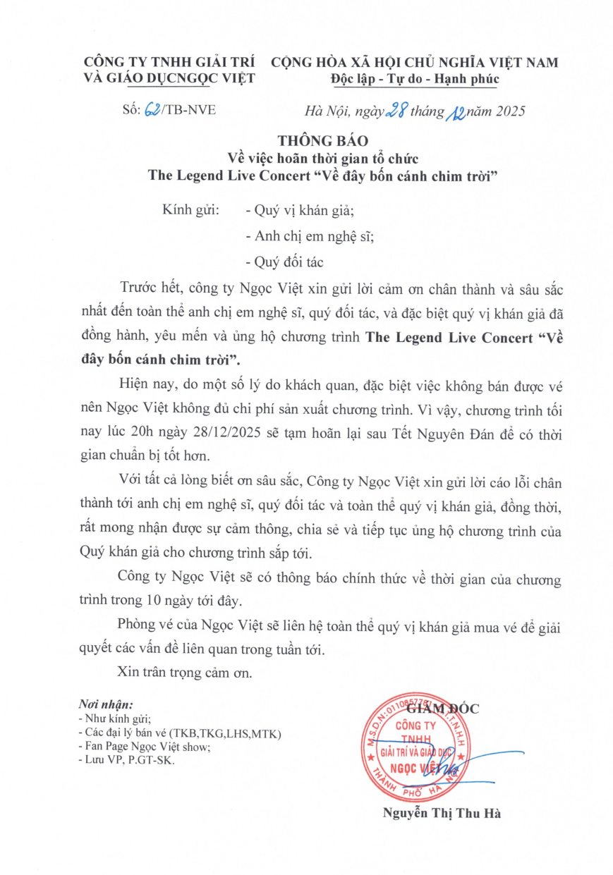 Chưa từng có tại Việt Nam: Khán giả đã đến nhưng không có nghệ sĩ, BTC báo hoãn giờ chót gây phẫn nộ- Ảnh 6.