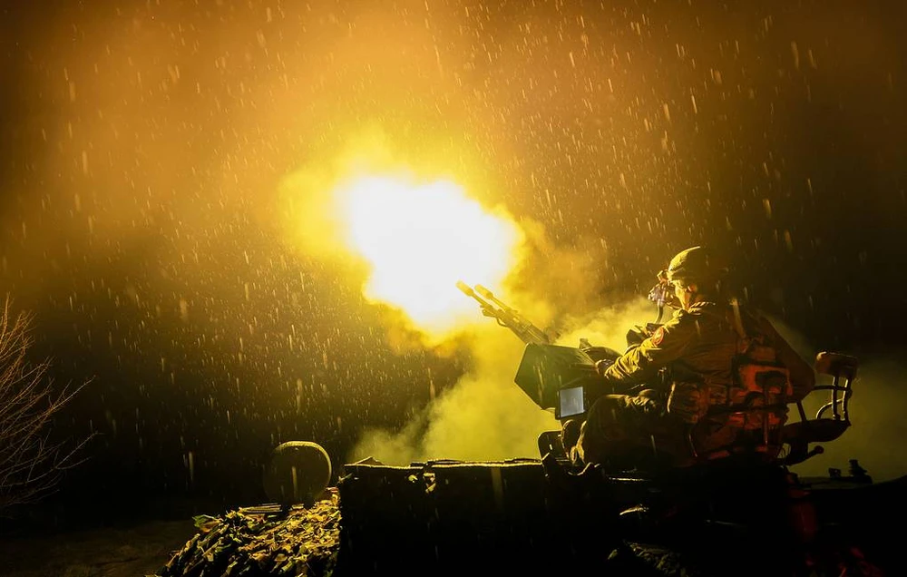 Binh sĩ Nga hoạt động trên chiến trường Ukraine. Ảnh: TASS Chiến sự Nga-Ukraine