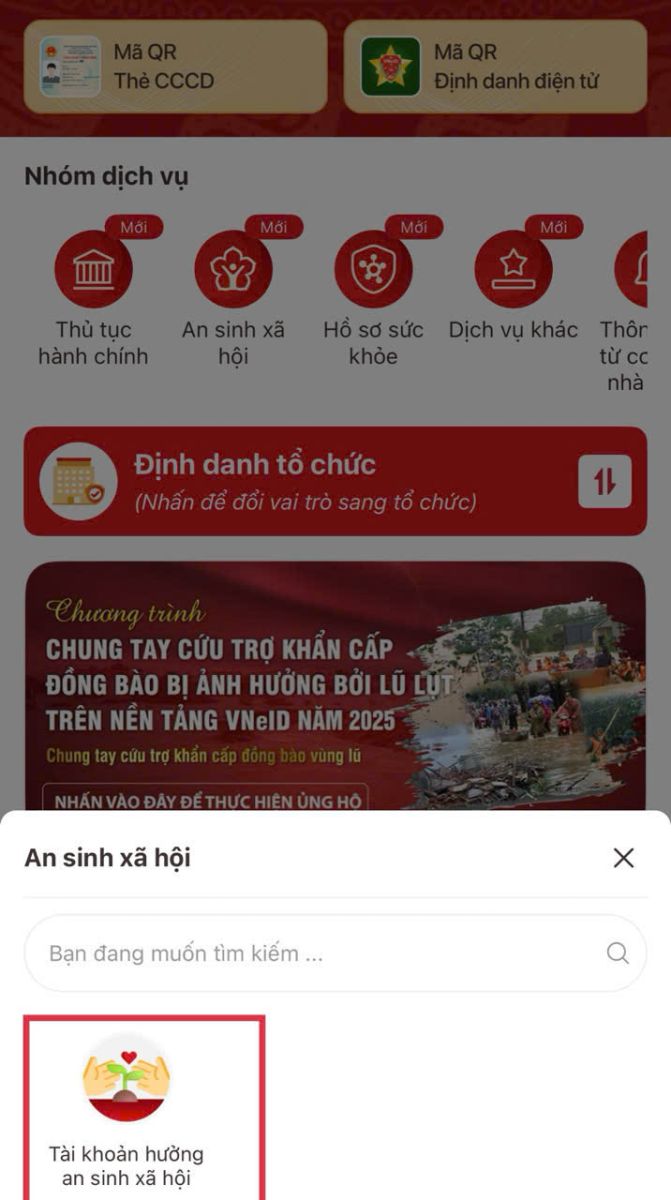 Hàng triệu người sắp nhận 400.000 đồng từ Đảng, Nhà nước, làm thế nào để biết tài khoản an sinh trên VNeID đã liên kết thành công với ngân hàng để nhận tiền?- Ảnh 4.
