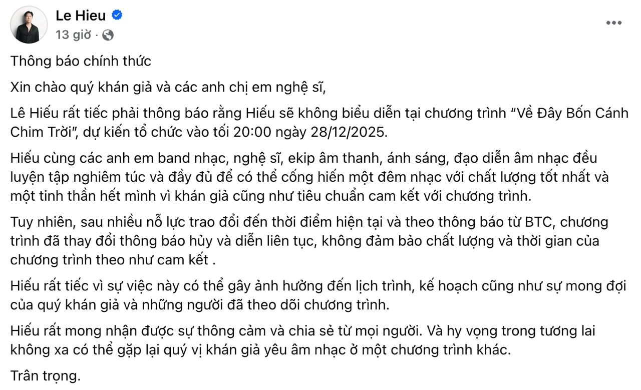 Vụ hủy show sát giờ tại Hà Nội: Nghệ sĩ bay từ Mỹ về không được trả tiền vé, nhạc sĩ Trần Tiến buồn khóc- Ảnh 6.