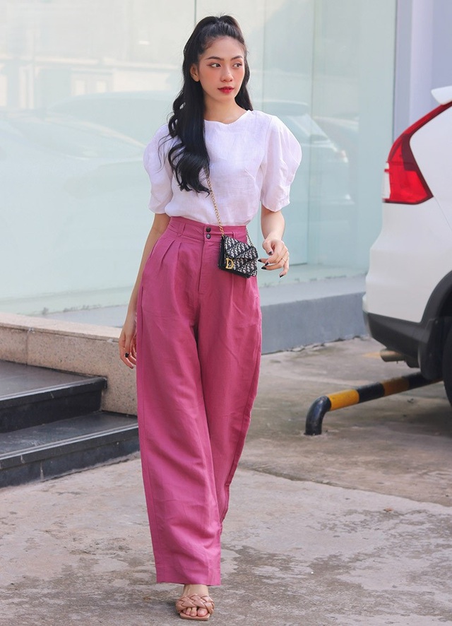 Chẳng cần cầu kỳ, nàng vẫn tỏa chất riêng với chiếc quần linen mộc mạc- Ảnh 2.
