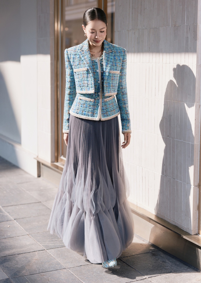 Áo tweed quyến rũ kiêu kỳ, nâng tầm mọi bản phối- Ảnh 2.